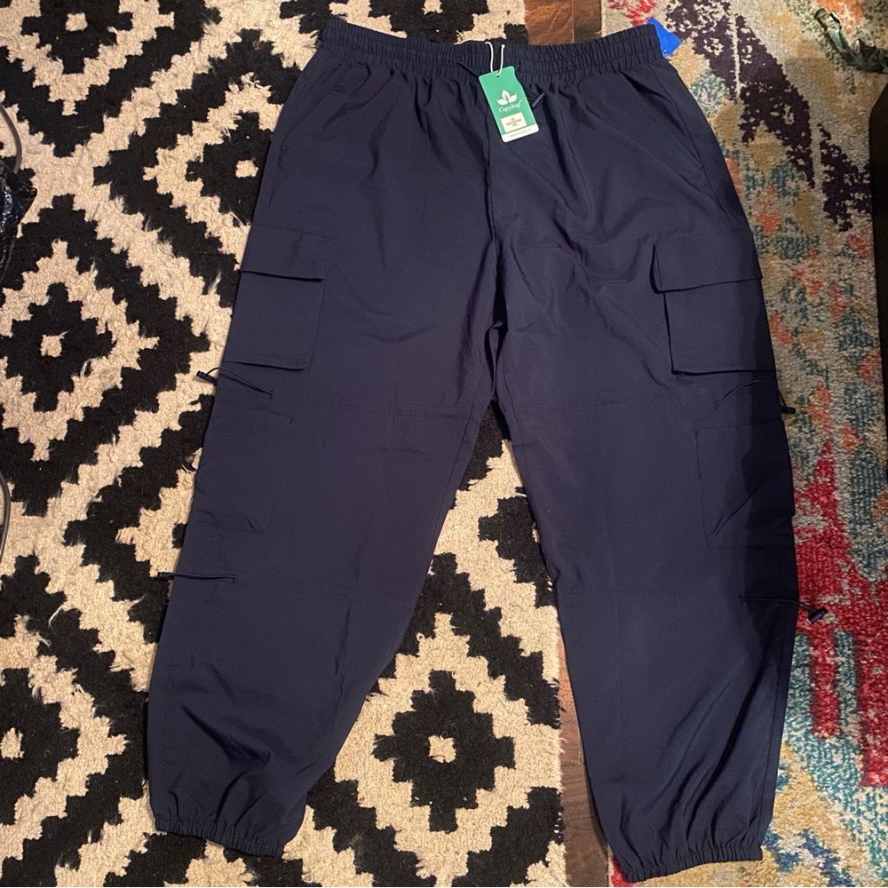 Navy Cargo Joggers